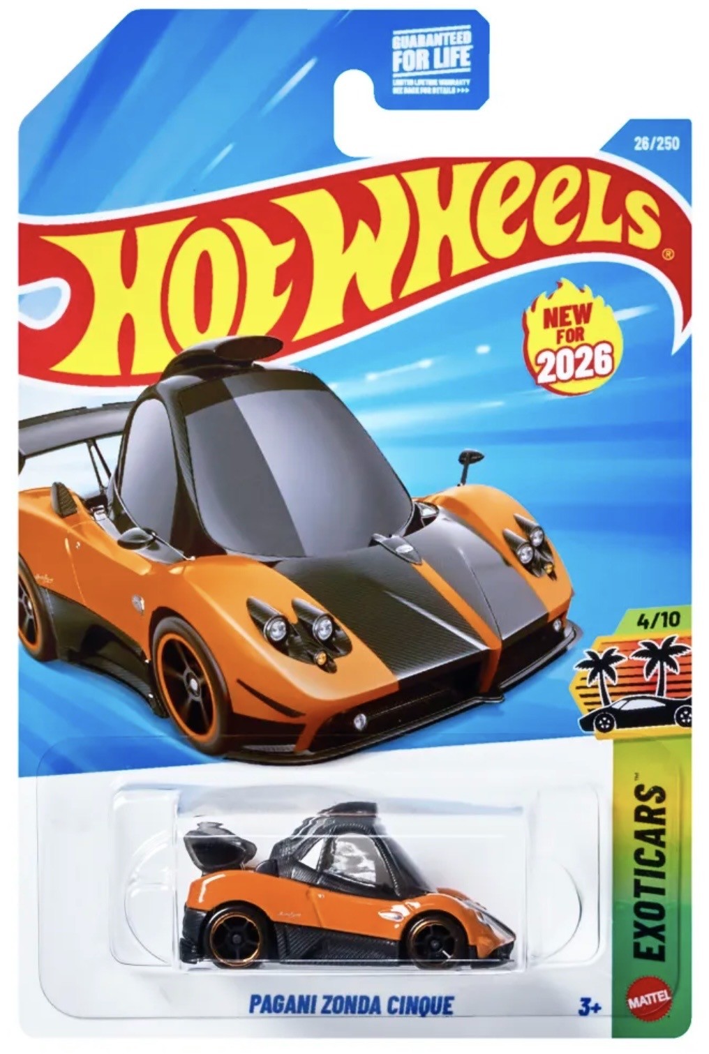 Hot Wheels Pagani Zonda Cinque Exoticars New 2026