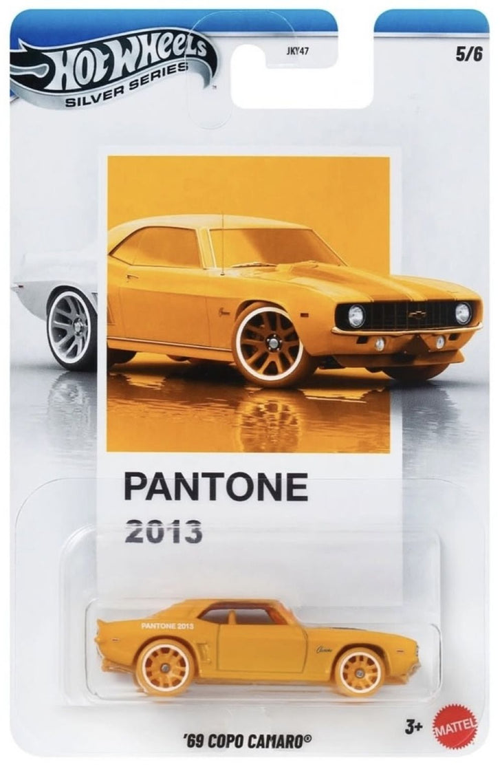 Hot Wheels 1969 Copo Camaro Pantone Silver Series