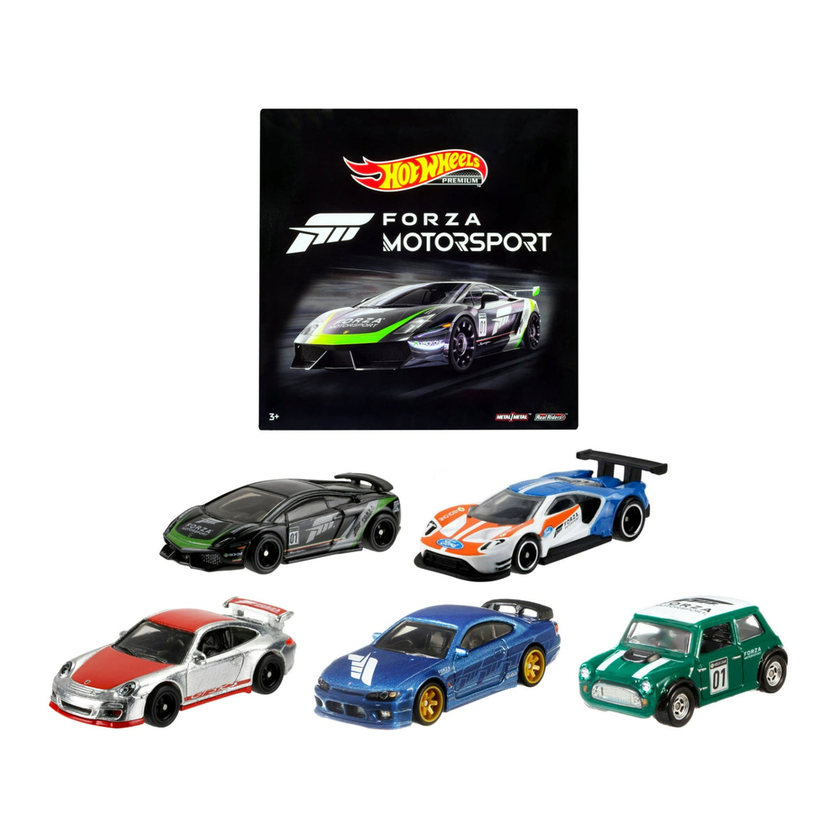 Forza Motorsport" 5 piece Set Diecast Model Cars by Hot Wheels
