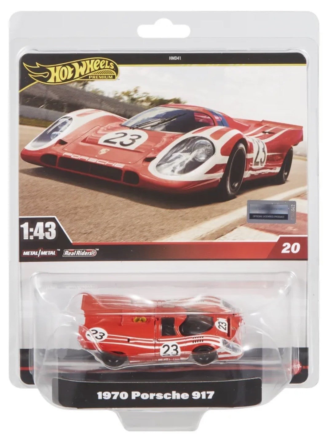 Hot Wheels 1970 Porsche 917 Premium 1:43 Scale