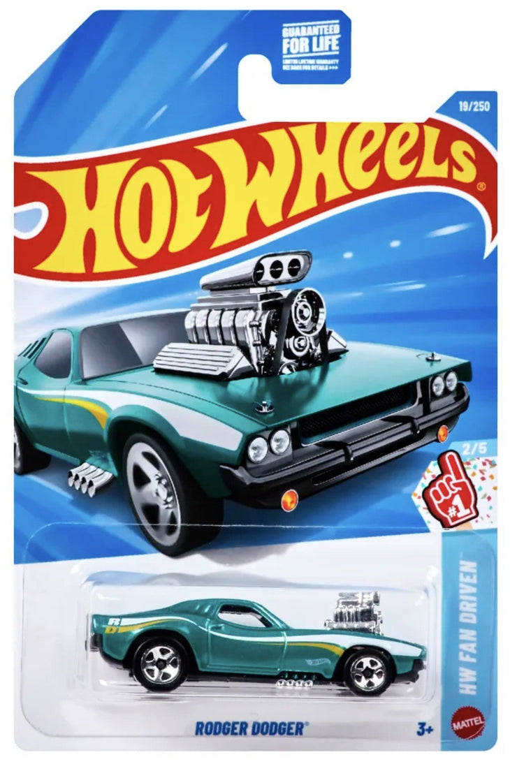 Hot Wheels Rodger Dodger HW Fan Driven New 2026