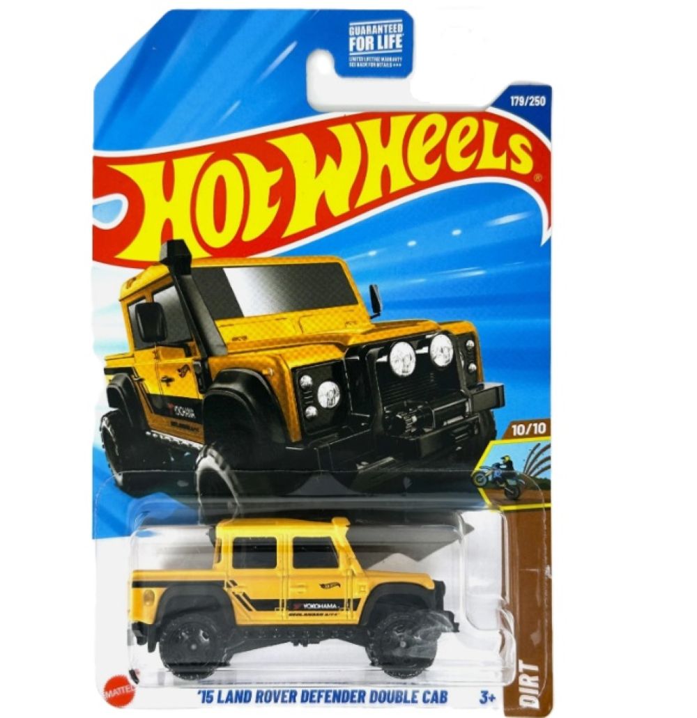 Hot Wheels 2015 Land Rover Defender Double Cab HW Dirt 2025