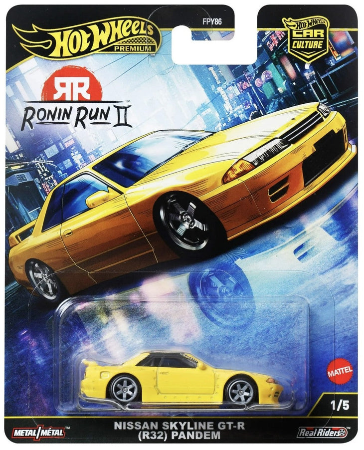 Hot Wheels Nissan Skyline GT-R (R32) Pandem Ronin Run II Car Culture Premium