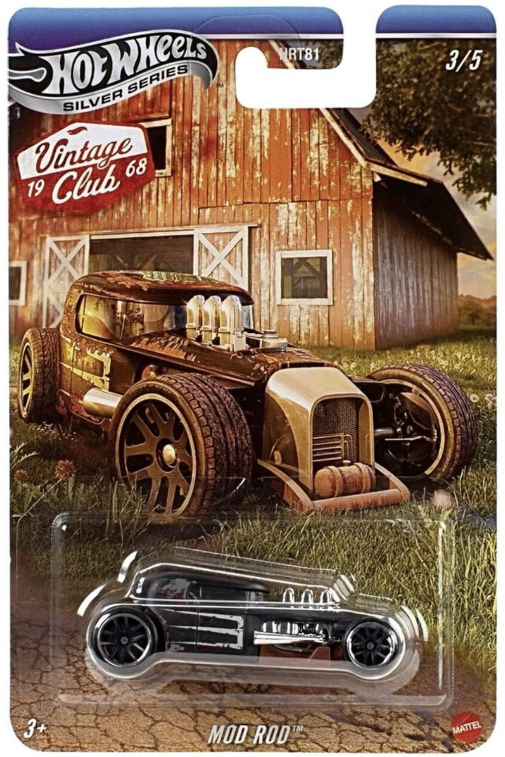 Hot Wheels Mod Rod Vintage Club Silver Series