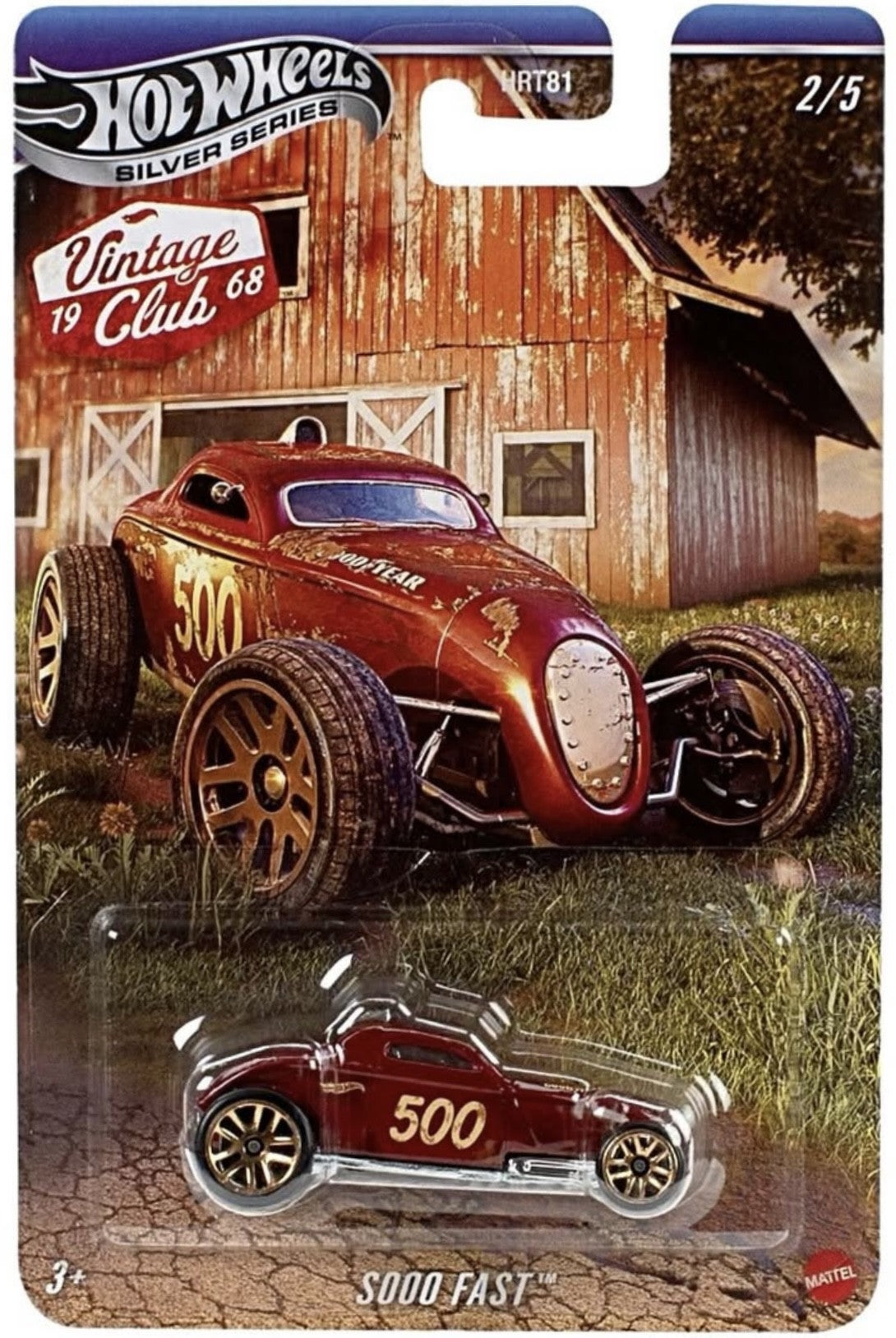 Hot Wheels Sooo Fast Vintage Club Silver Series