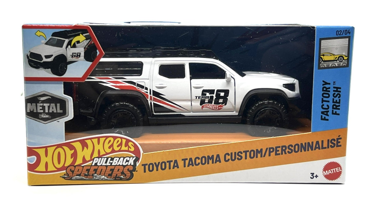 Hot Wheels Toyota Tacoma Custom Pullback Speeders 1:43 Scale 2025