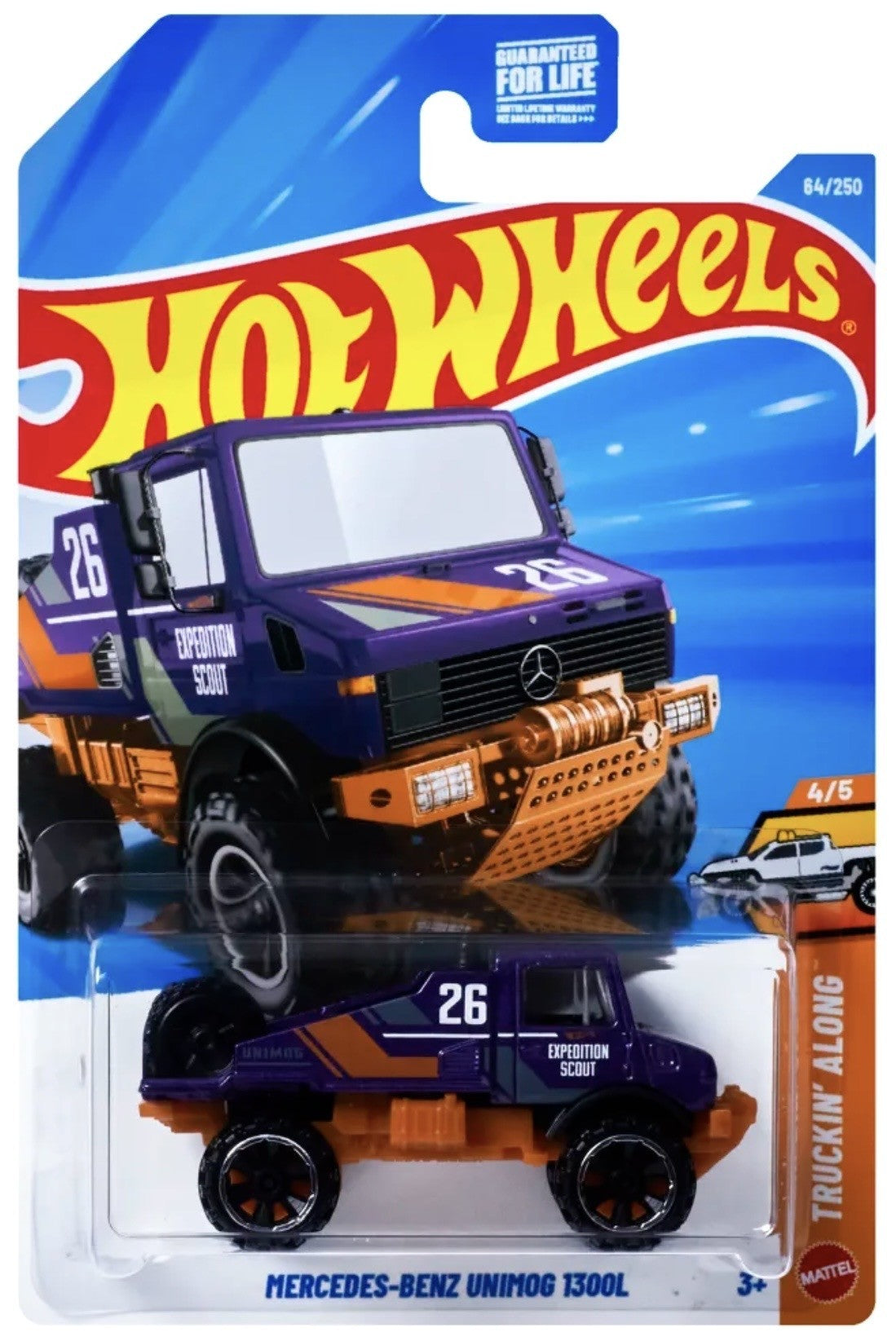 Hot Wheels Mercedes-Benz Unimog 1300L Truckin' Along New 2026