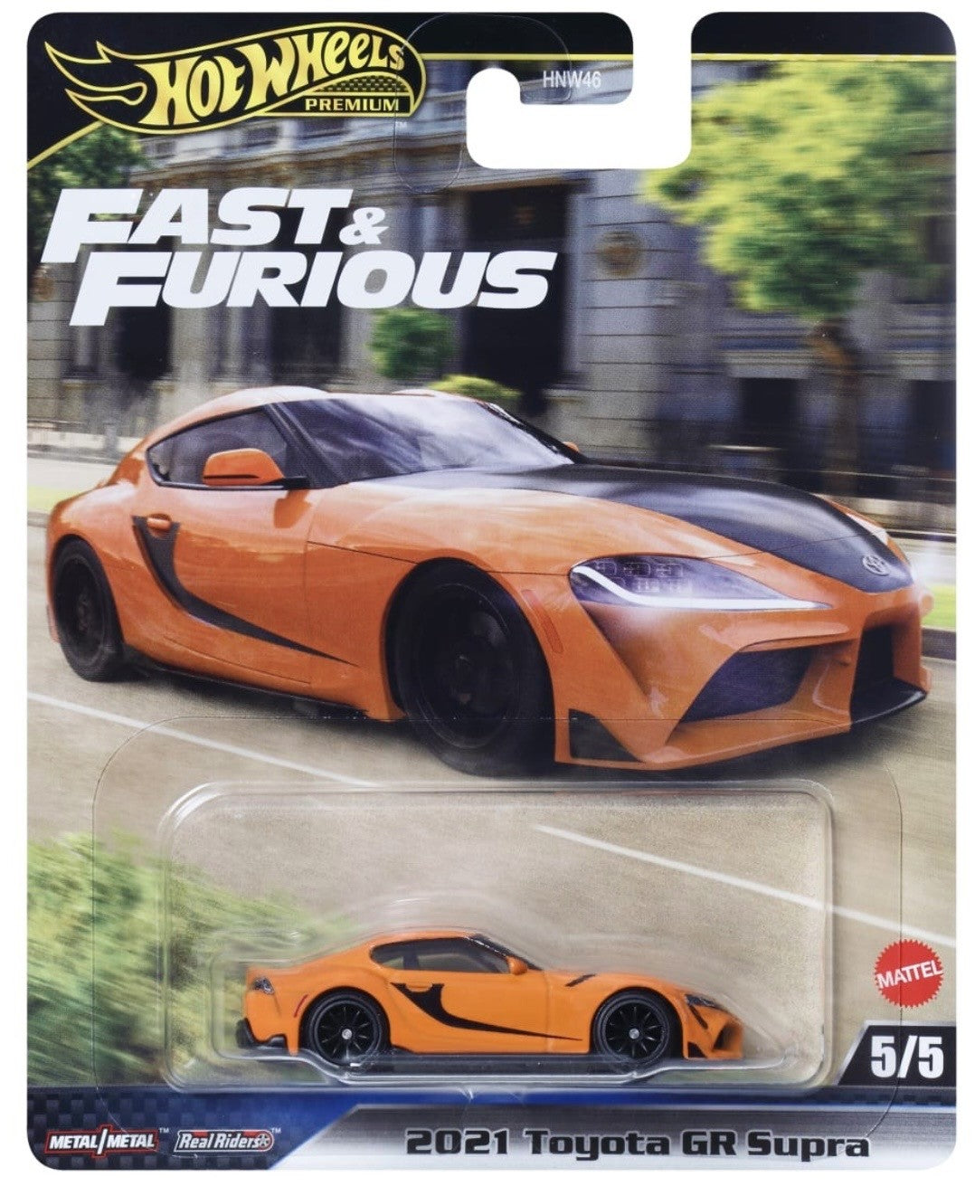 Hot Wheels 2021 Toyota GR Supra Fast & Furious Premium