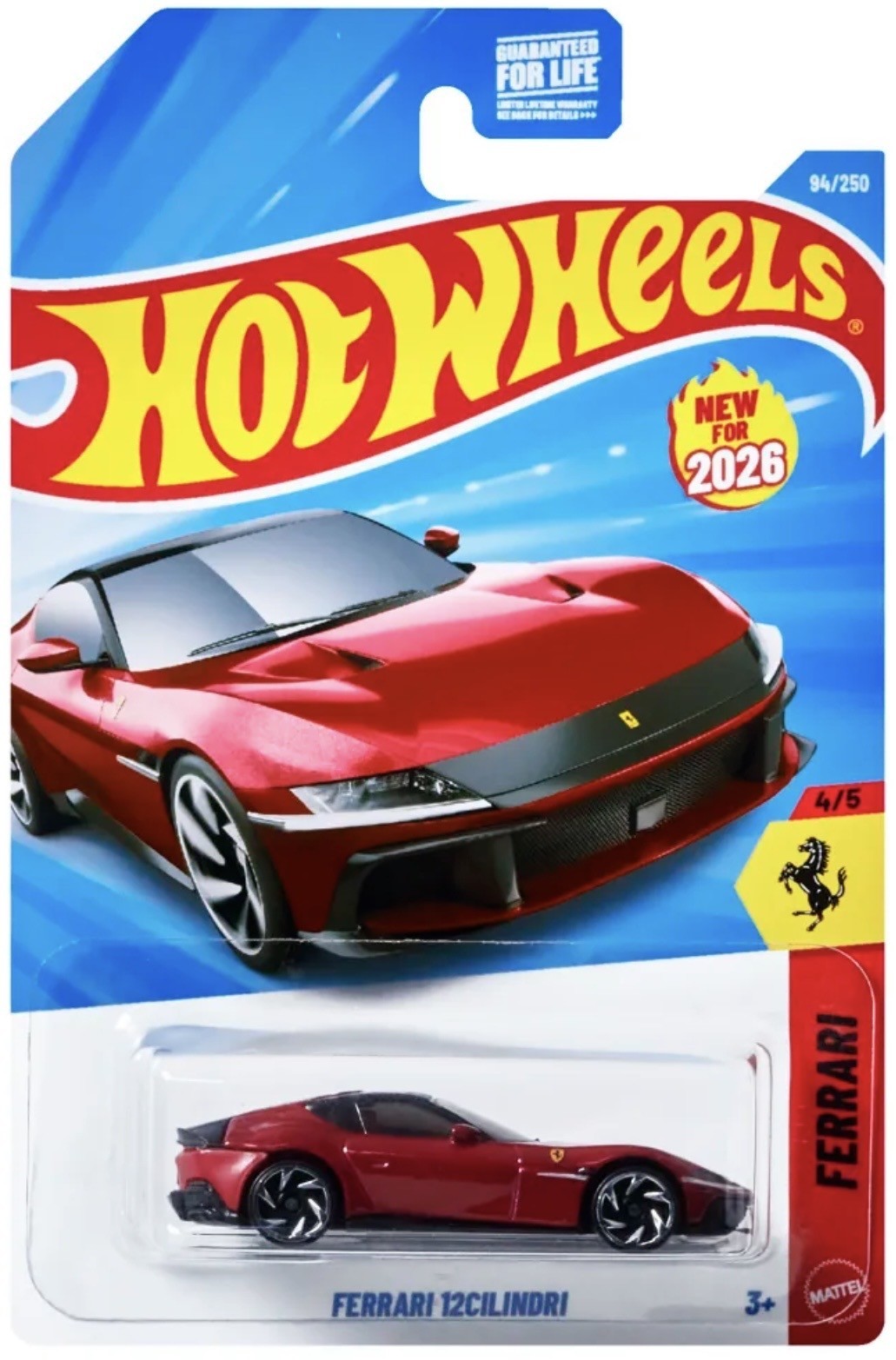 Hot Wheels Ferrari 12Cilindri Ferrari New 2026