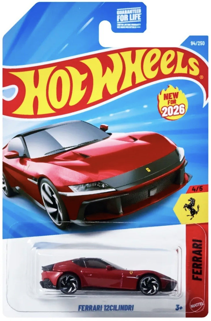Hot Wheels Ferrari 12Cilindri Ferrari New 2026