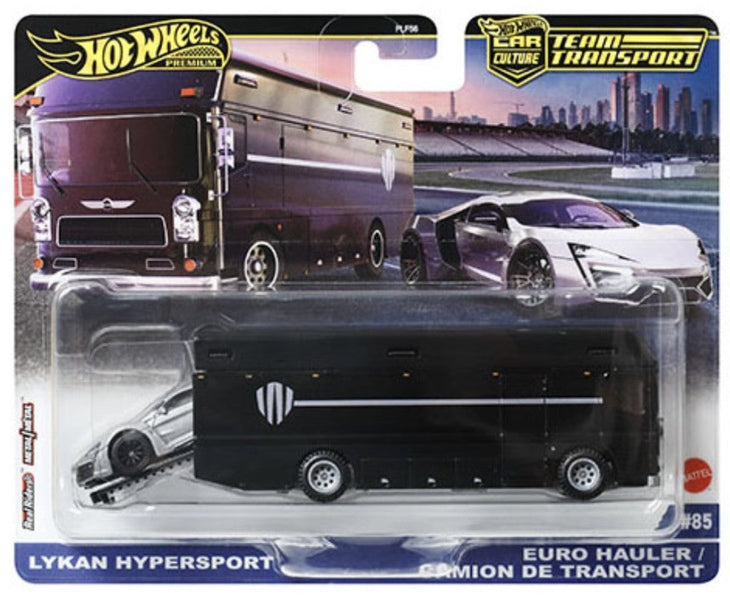Hot Wheels Lykan Hypersport & Euro Hauler Team Transport Premium