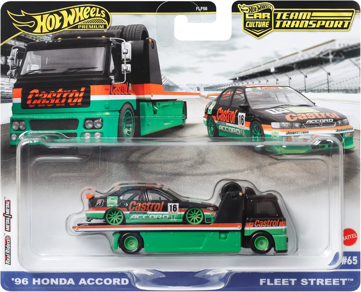 Hot Wheels 1996 Honda Accord & Fleet Street Team Transport Premium