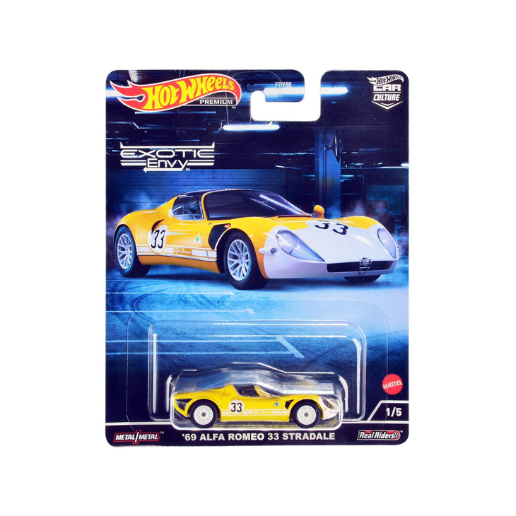 HOT WHEELS ‘69 ALFA ROMEO 33 STRADALE CAR CULTURE PREMIUM