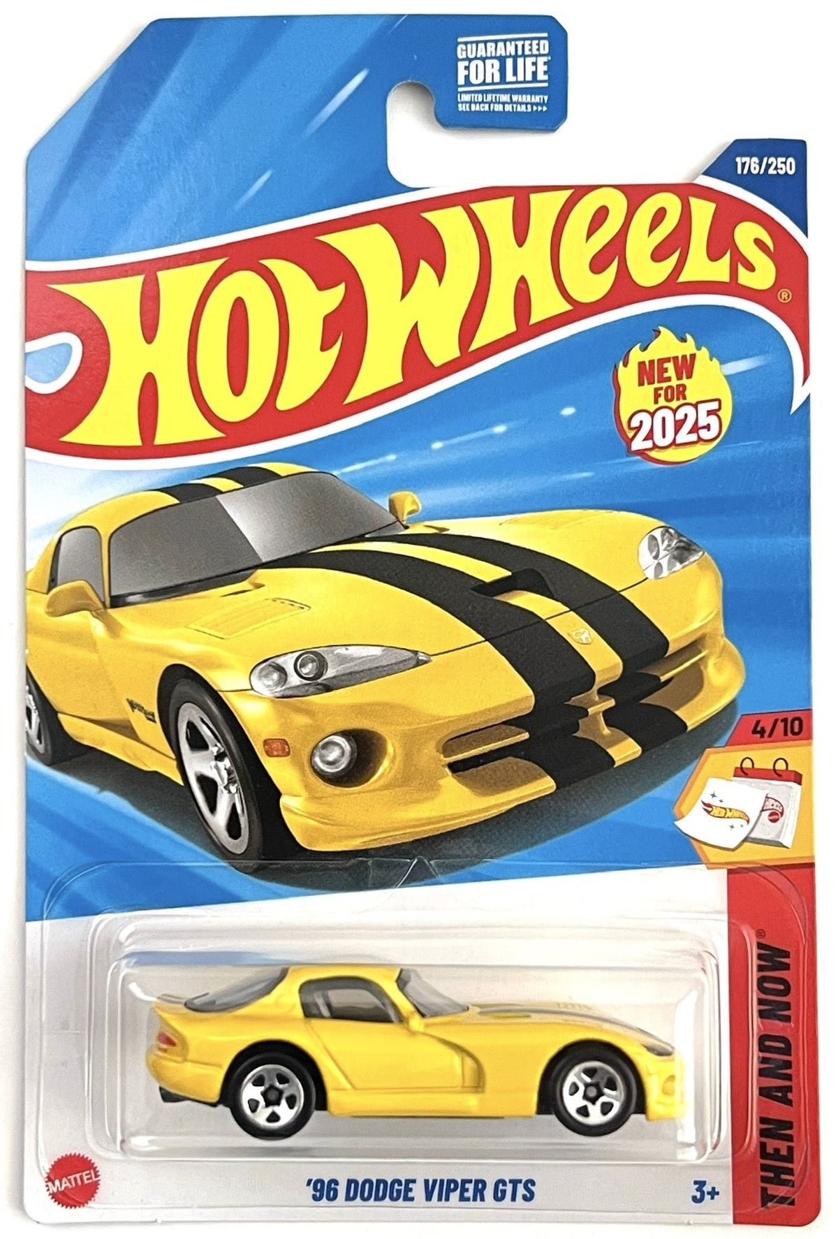Hot Wheels 1996 Dodge Viper GTS Then and Now New 2025