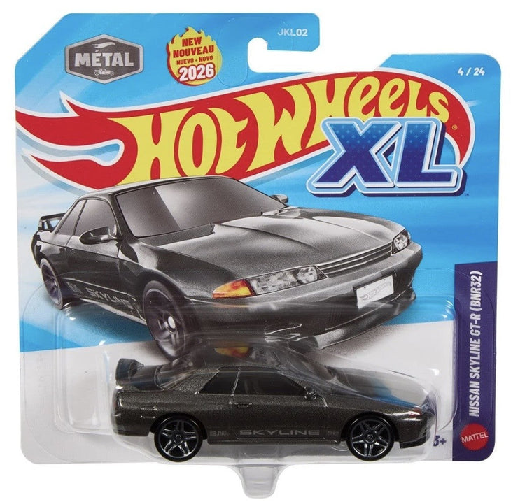 Hot Wheels XL Nissan Skyline GT-R (BNR32) 1:43 Scale New 2026