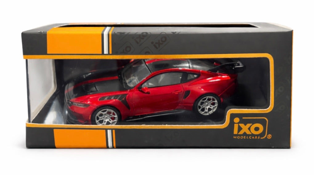 IXO Models 2025 Ford Mustang GTD Metallic Dark Red 1:43  Scale
