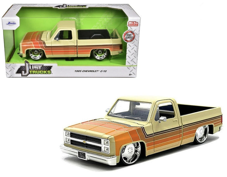 Jada 1985 Chevrolet C10 Squarebody Lowenhart Wheels Hobby 1/24 Scale