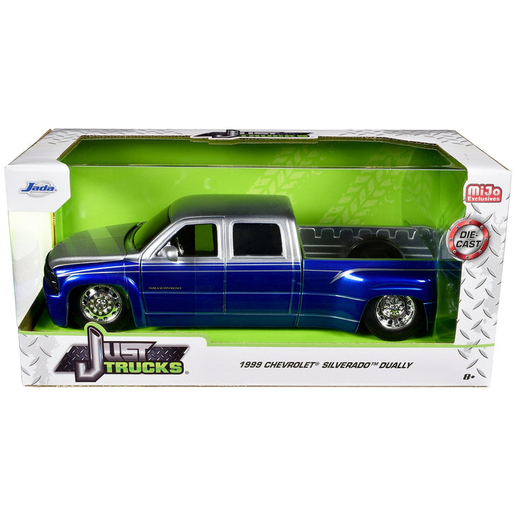 JADA 1999 CHEVROLET SILVERADO DUALLY STOCK WHEELS 1/24 MIJO EXCLUSIVE
