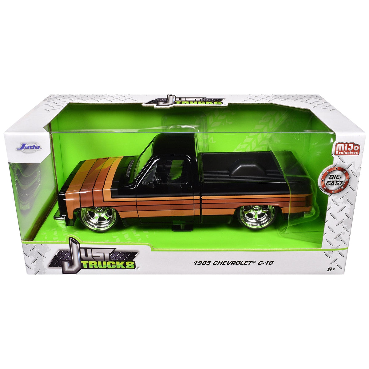 JADA 1985 CHEVY C10 SQUAREBODY PARADOX WHEELS HOBBY 1/2400 1:24
