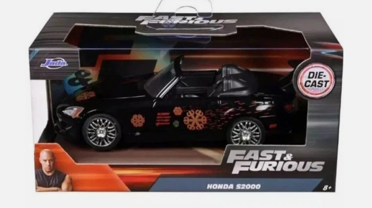 Jada Fast & Furious Johnny's Honda S2000 Black 1:32 Scale