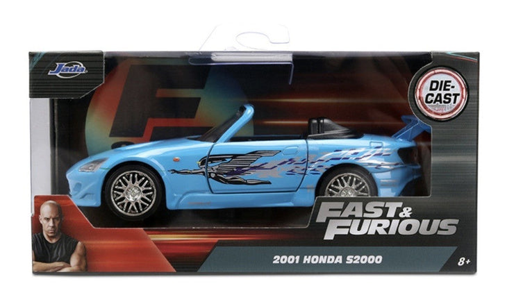 Jada 2001 Honda S2000 Remix Fast & Furious 25 Year Anniversary 1:32 Scale