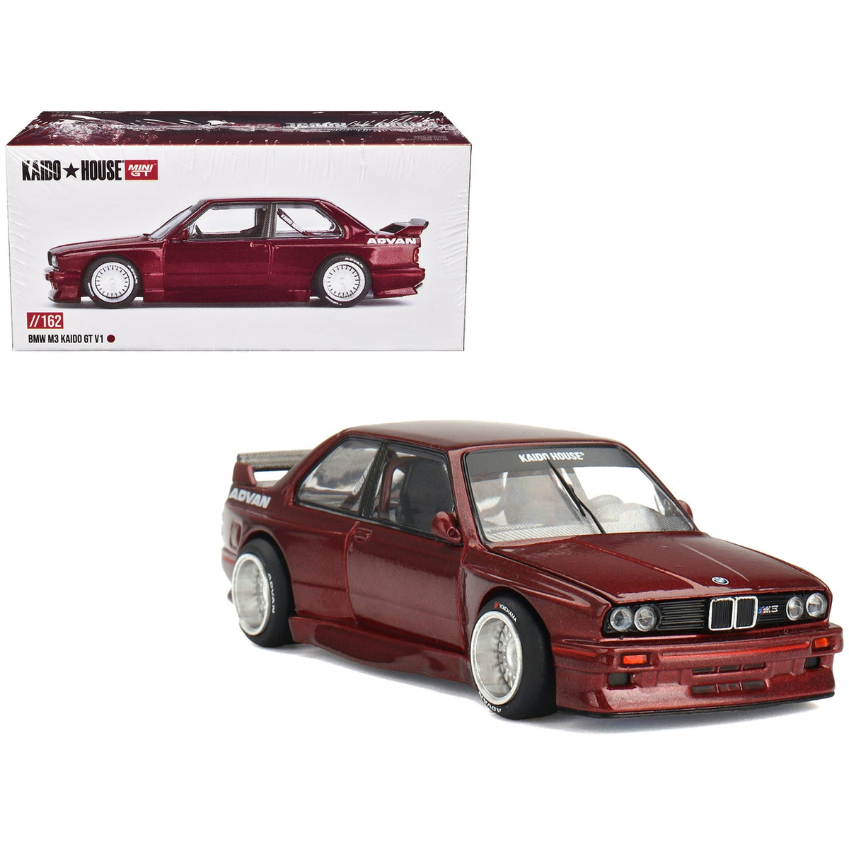 Kaido House x Mini GT 1:64 BMW M3 (E30) Kaido GT V1 – M Red