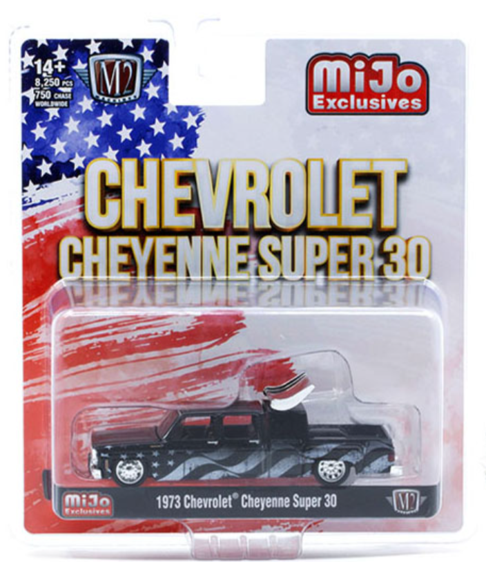 M2 Machines 1973 Chevrolet Cheyenne Super 30 Starts & Stripes Hobby Exclusive