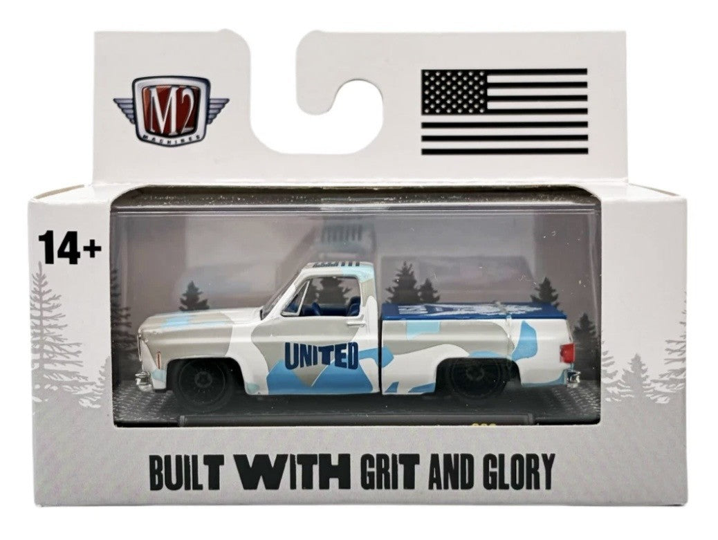 M2 Machines 1980 Chevrolet Silverado Built with Grit and Glory S60