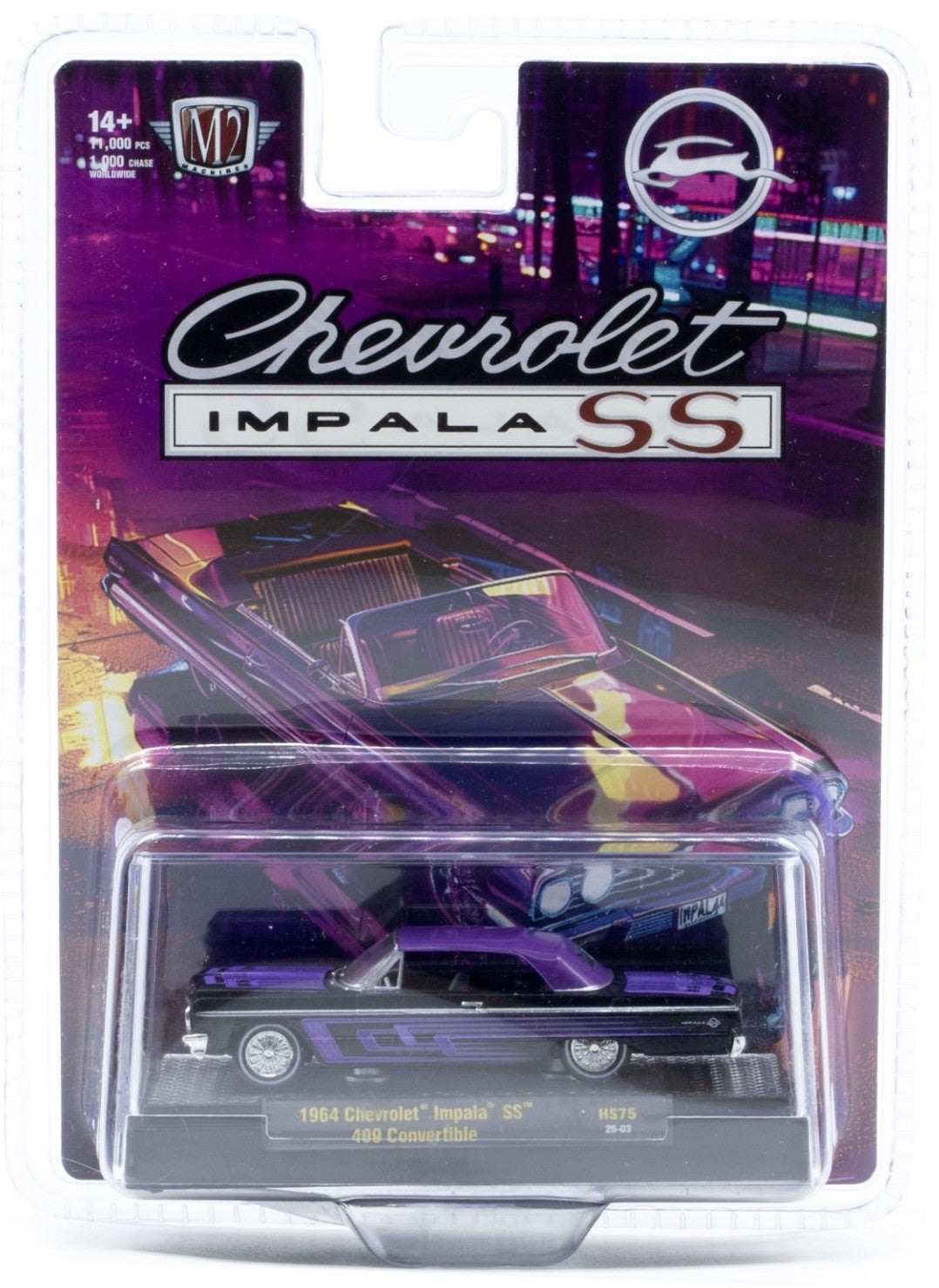 M2 Machines 1964 Chevrolet Impala SS 409 Convertible Hobby Exclusive HS75
