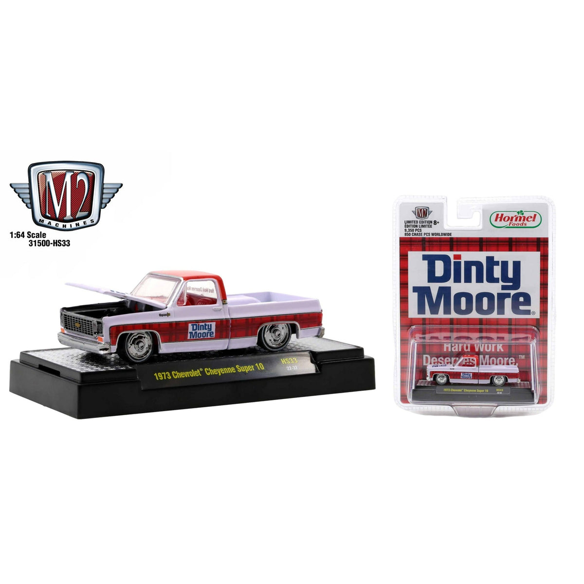M2 Machines 1973 Chevrolet Cheyenne Super 10 Squarebody Dinty Moore