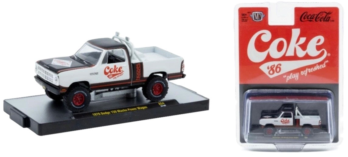 M2 Machines 1979 Dodge 150 Macho Power Wagon Coca Cola Release A54