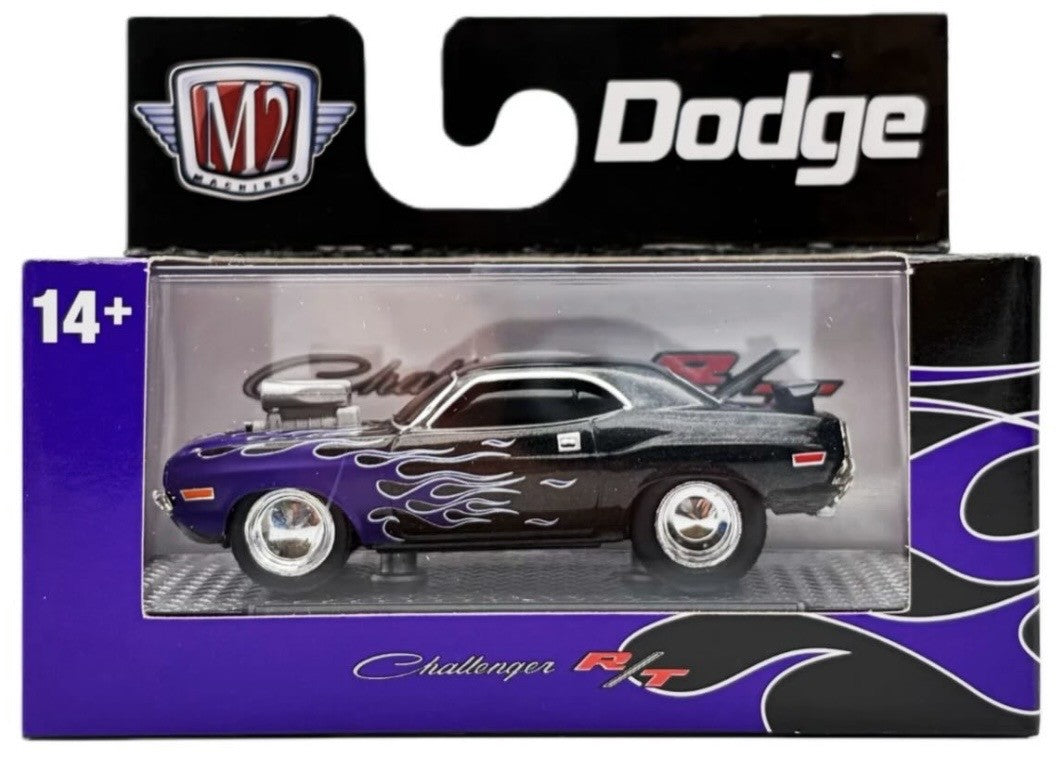 M2 Machines 1970 Dodge Challenger R/T 440 Ground Pounders R32 New 2026