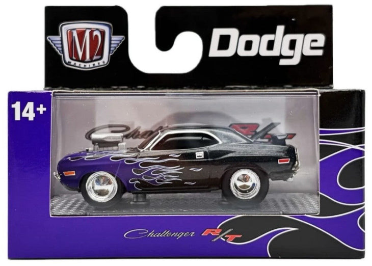 M2 Machines 1970 Dodge Challenger R/T 440 Ground Pounders R32 New 2026