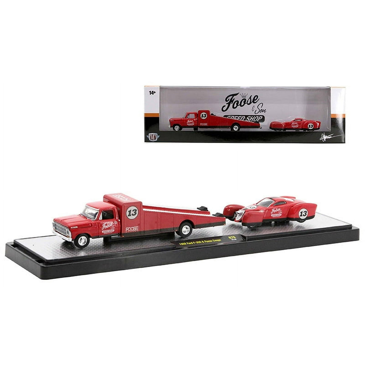 M2 Machines Auto Hauler 1969 Ford F350 & Foose Coupe New 2024