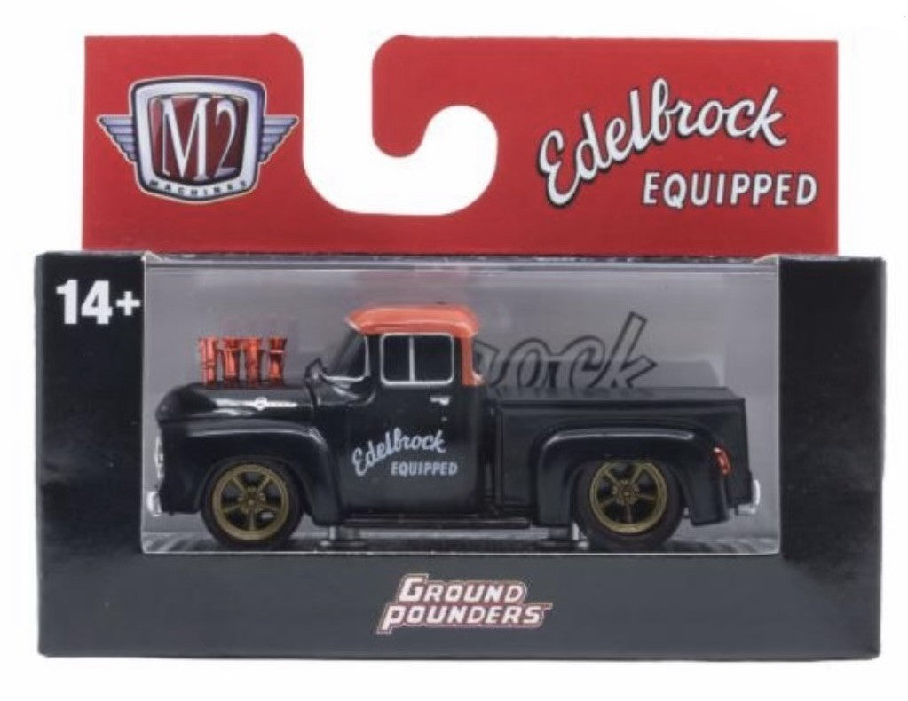 M2 Machines 1956 Ford F-100 Edelbrock Truck Ground Pounders R33