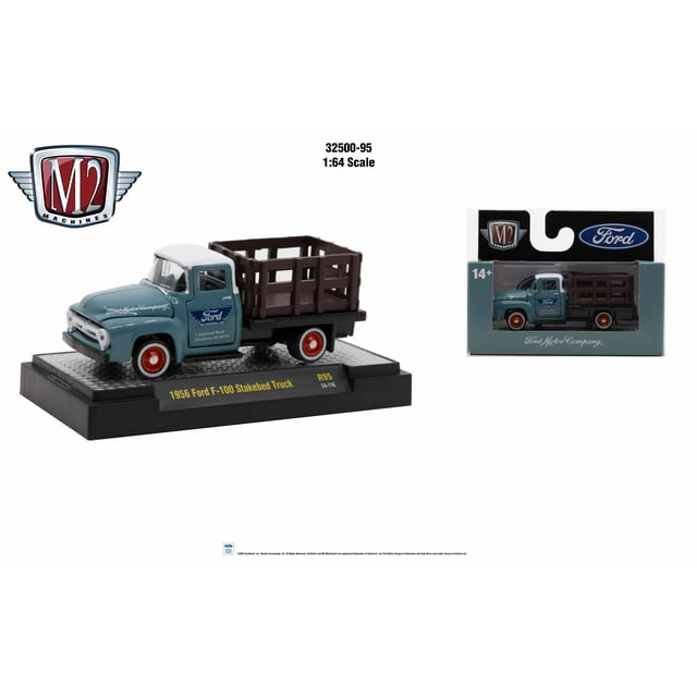 M2 Machines 1956 Ford F100 Stakebed Truck New R95
