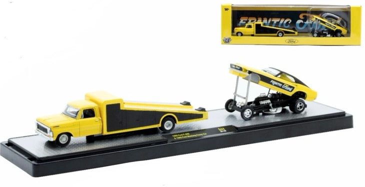 M2 Machines 1969 Ford F-350 & 1969 Ford Mustang Funny Car Auto Haulers