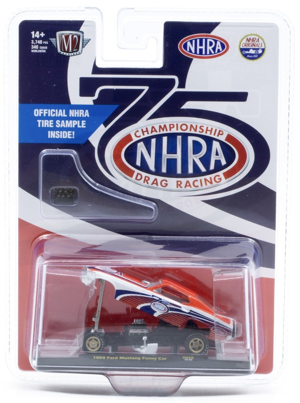 M2 Machines 1969 Ford Mustang Funny Car NHRA Hobby Exclusive