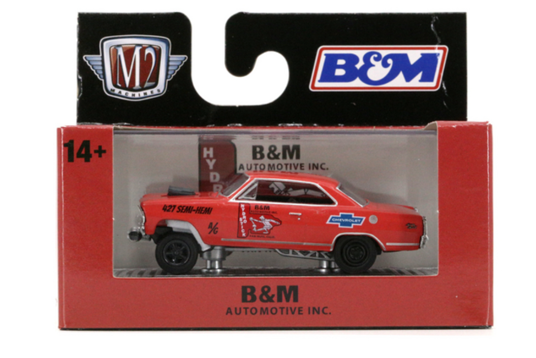 M2 Machines 1967 Chevrolet Nova Gasser Auto Thentics 1:64 Scale