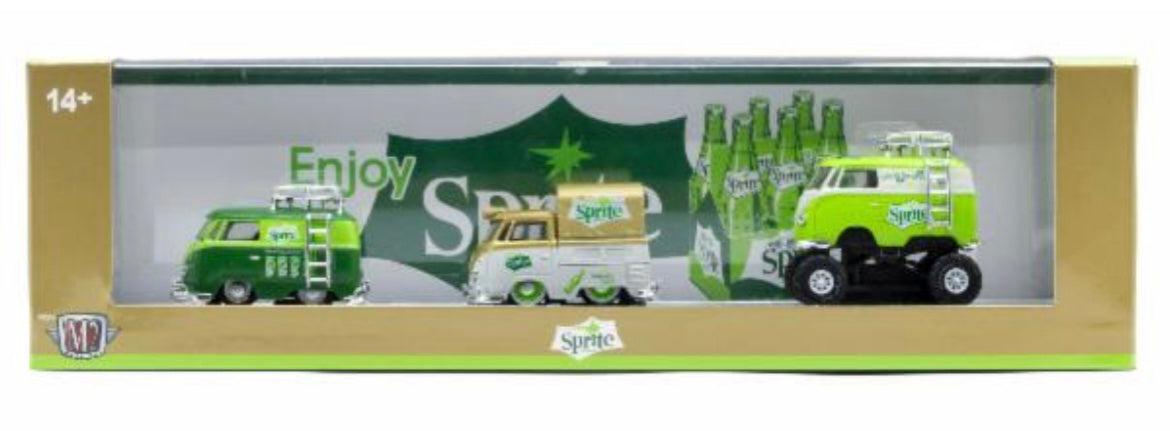 M2 Machines 1960 Volkswagen Type 2 Pickup & 1960 VW 4x4 Delivery Van Sprite TW39