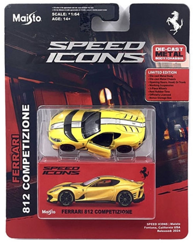 Maisto Ferrari 812 Competizione Speed Icons Limited Edition 1:64