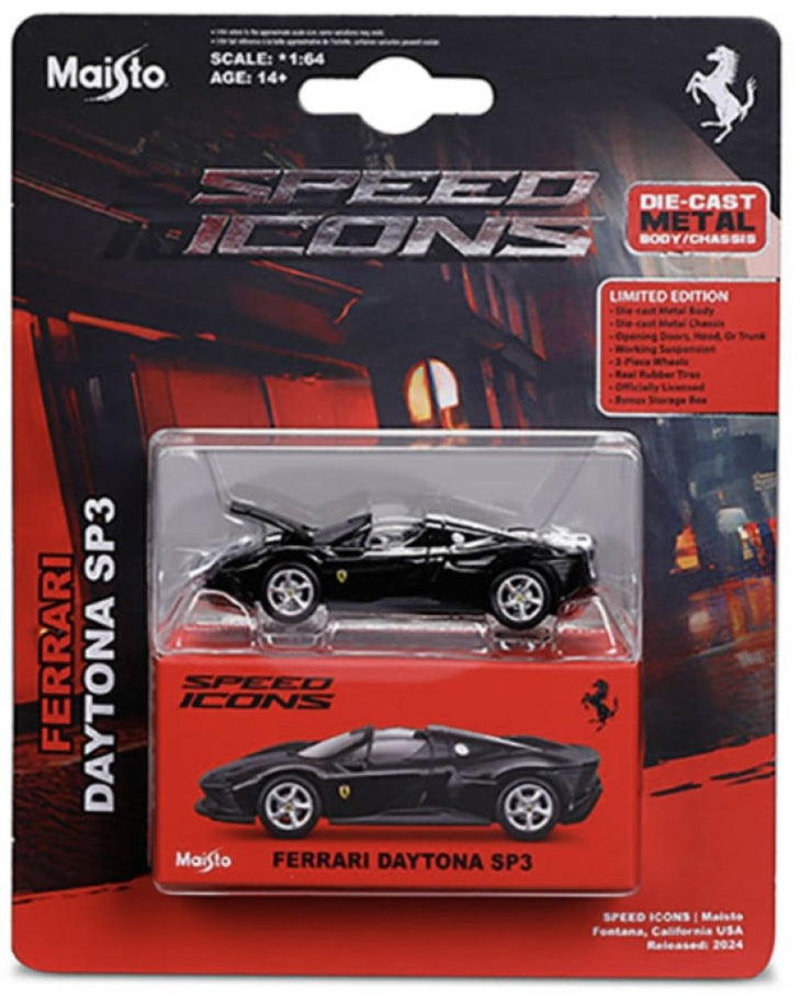 Maisto Ferrari Daytona SP3 Speed Icons Limited Edition 1:64