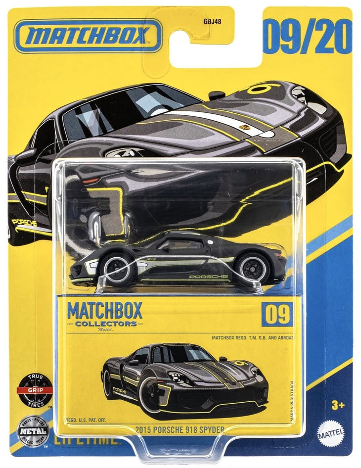 Matchbox 2015 Porsche 918 Spyder Collectors 987B