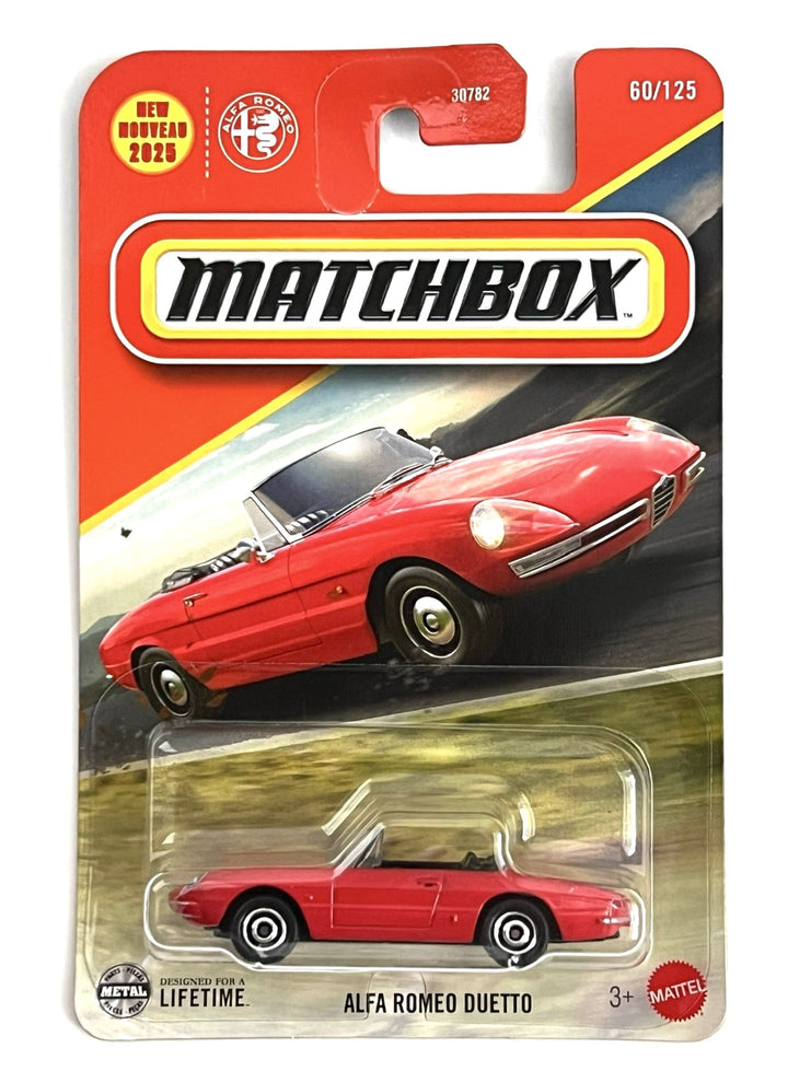 Matchbox Alfa Romeo Duetto New 2025