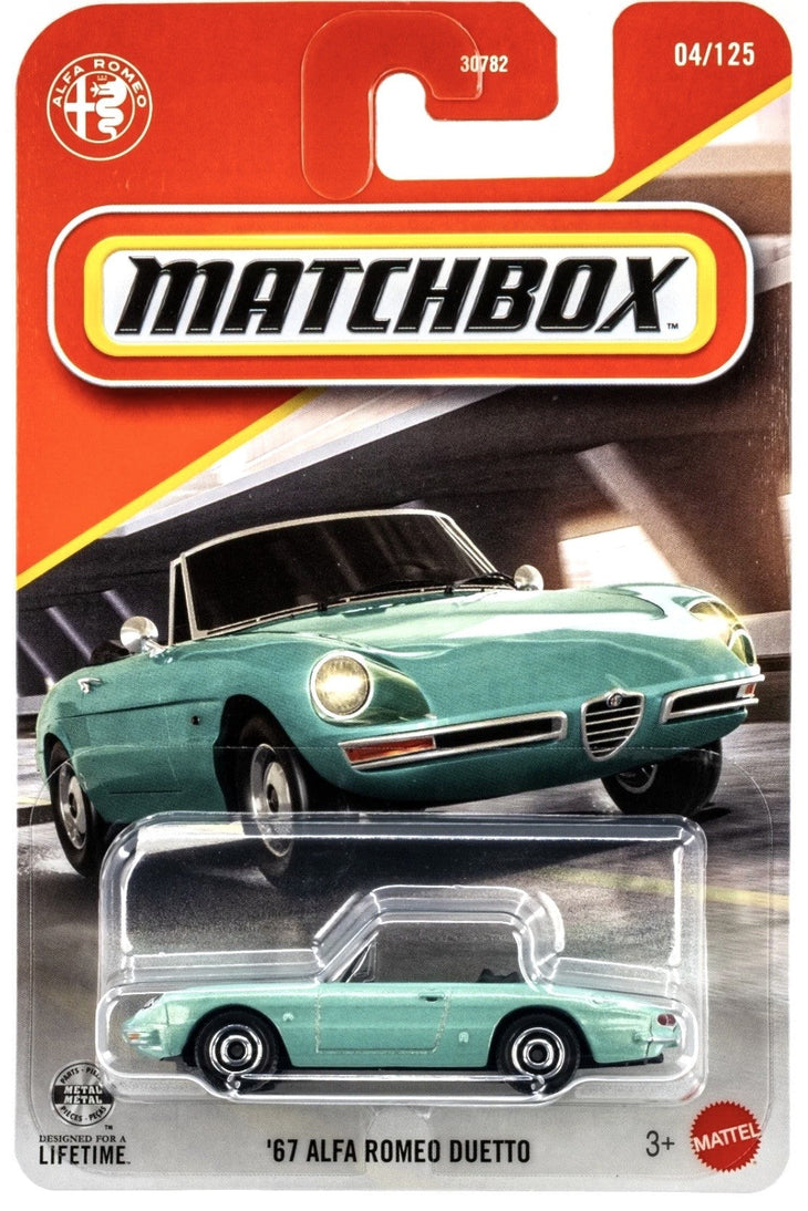 Matchbox 1967 Alfa Romeo Duetto New 2026