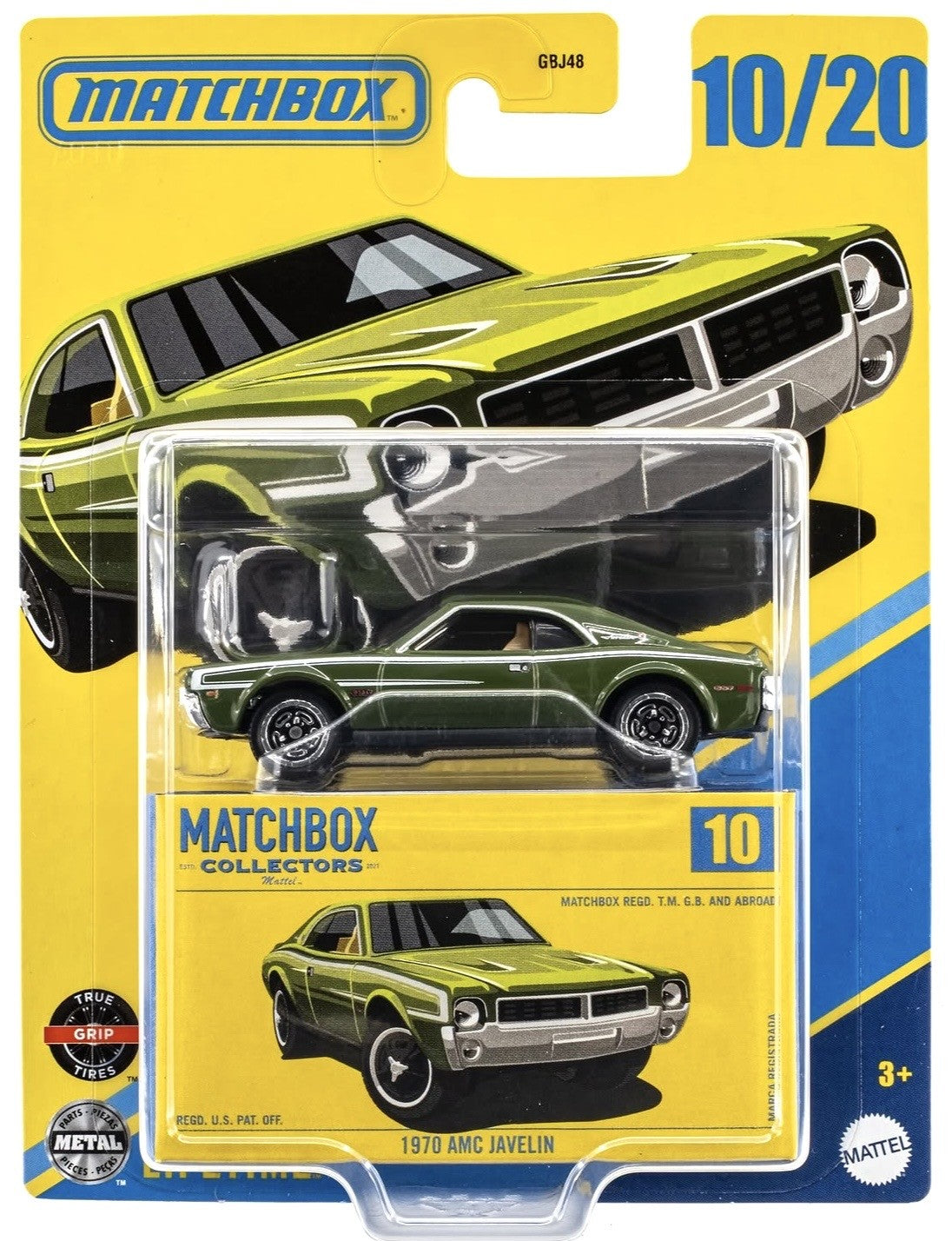 Matchbox 1970 AMC Javelin Matchbox Collectors 987B