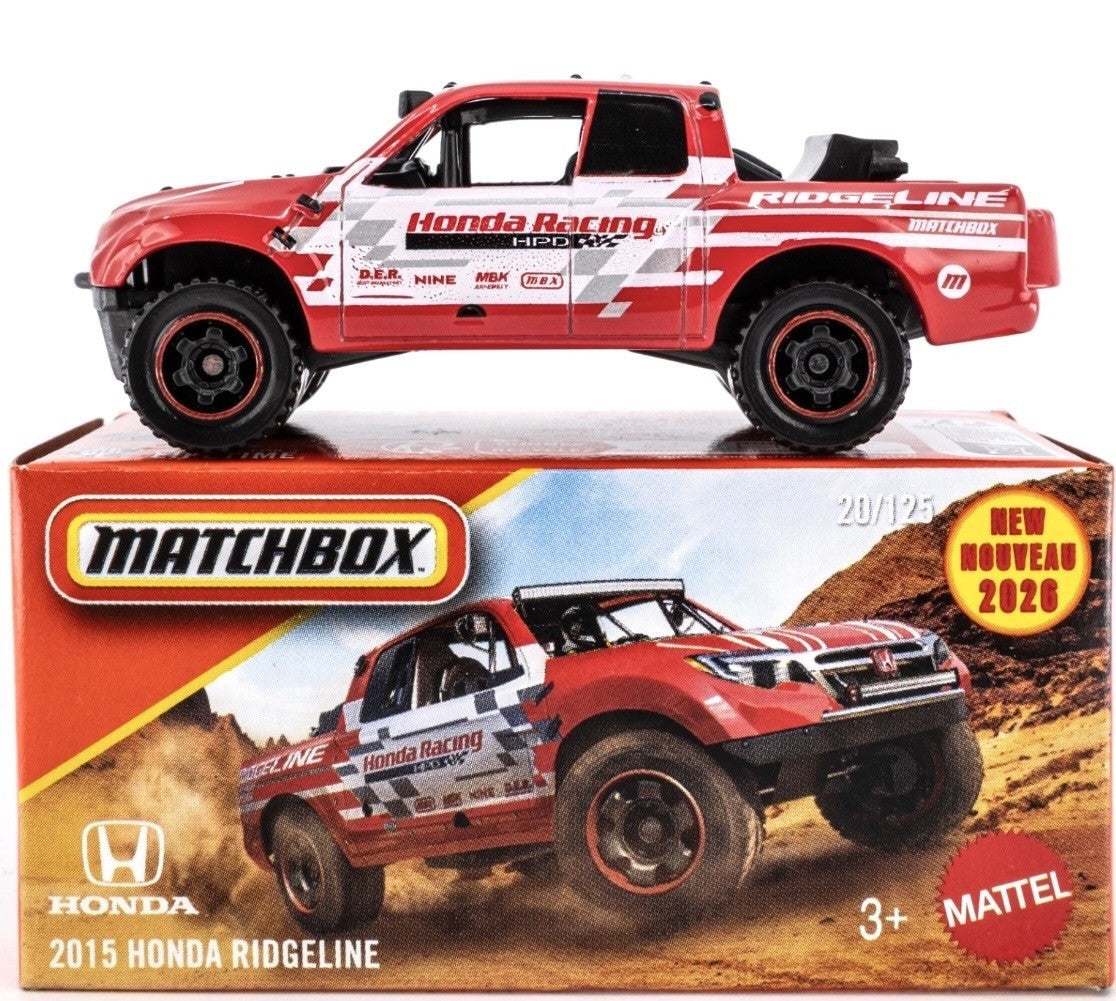 Matchbox 2015 Honda Ridgeline Power Grabs New 2026