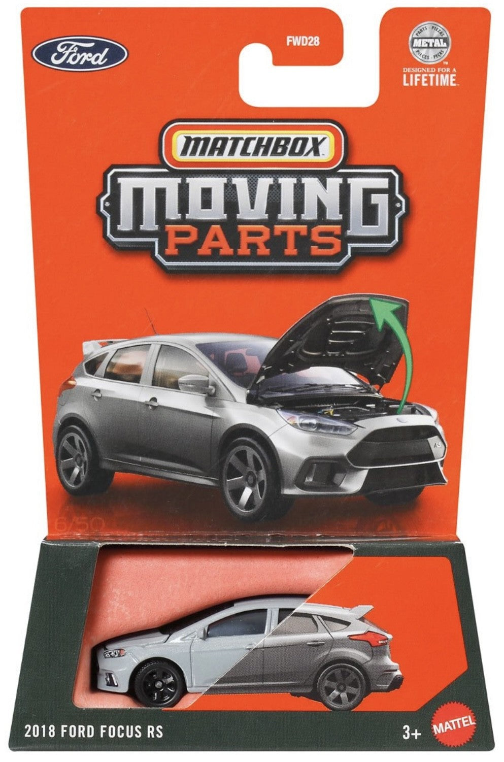 Matchbox 2018 Ford Focus RS Moving Parts New 2025