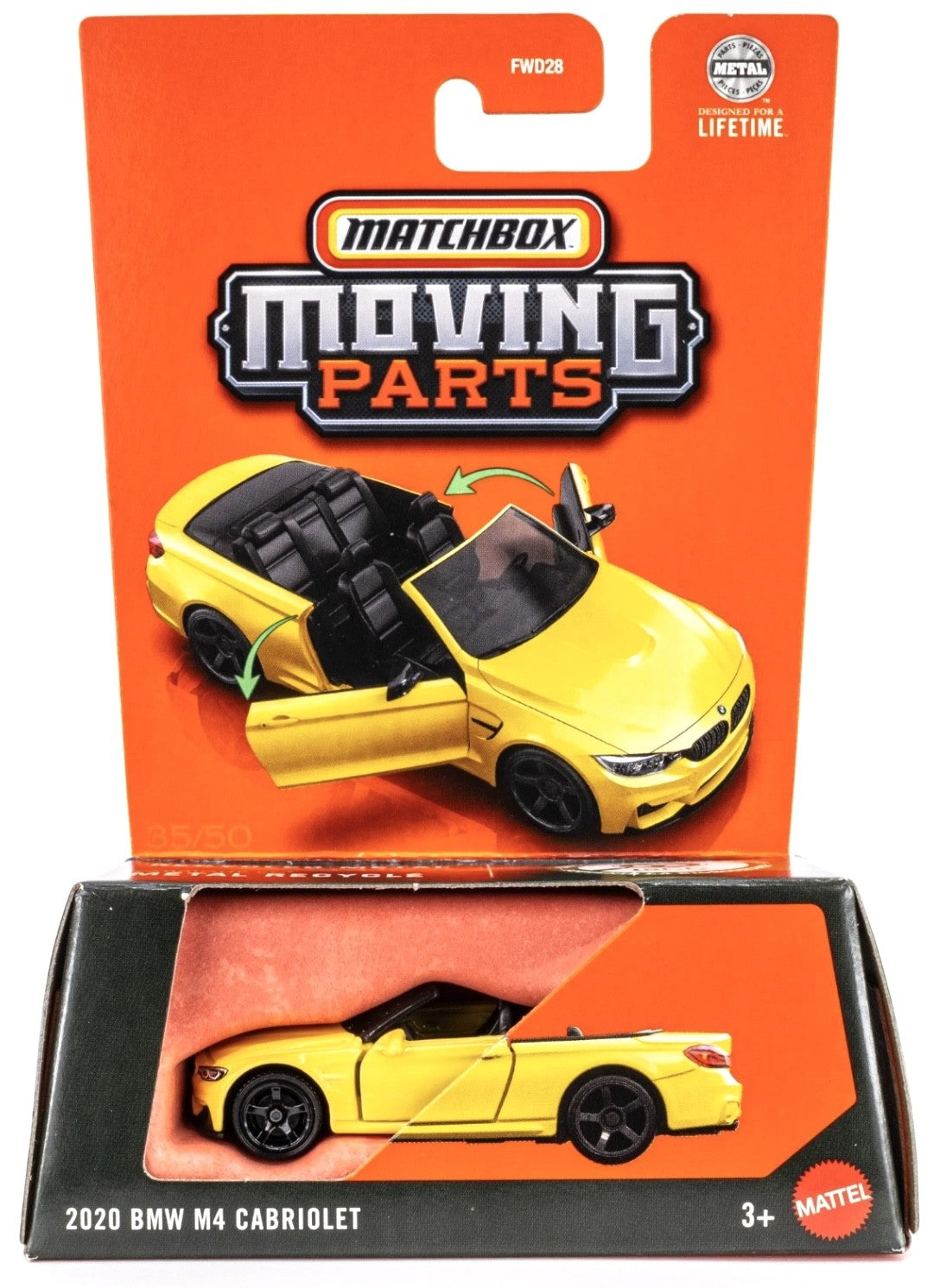 Matchbox 2020 BMW M4 Cabriolet Moving Parts New 2025