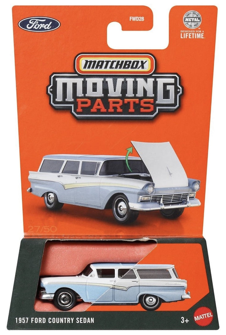 Matchbox 1957 Ford Country Sedan Moving Parts New 2025